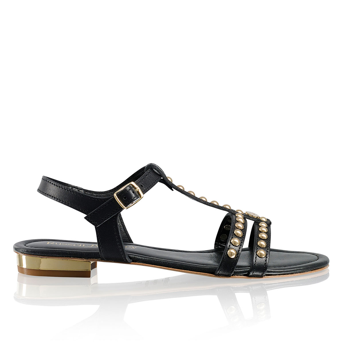 Russell & Bromley PIAZZA Stud Trim Sandal