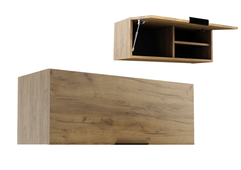 Szafka Pozioma Wisząca Sky Łazienkowa Złoty Craft 60Cm