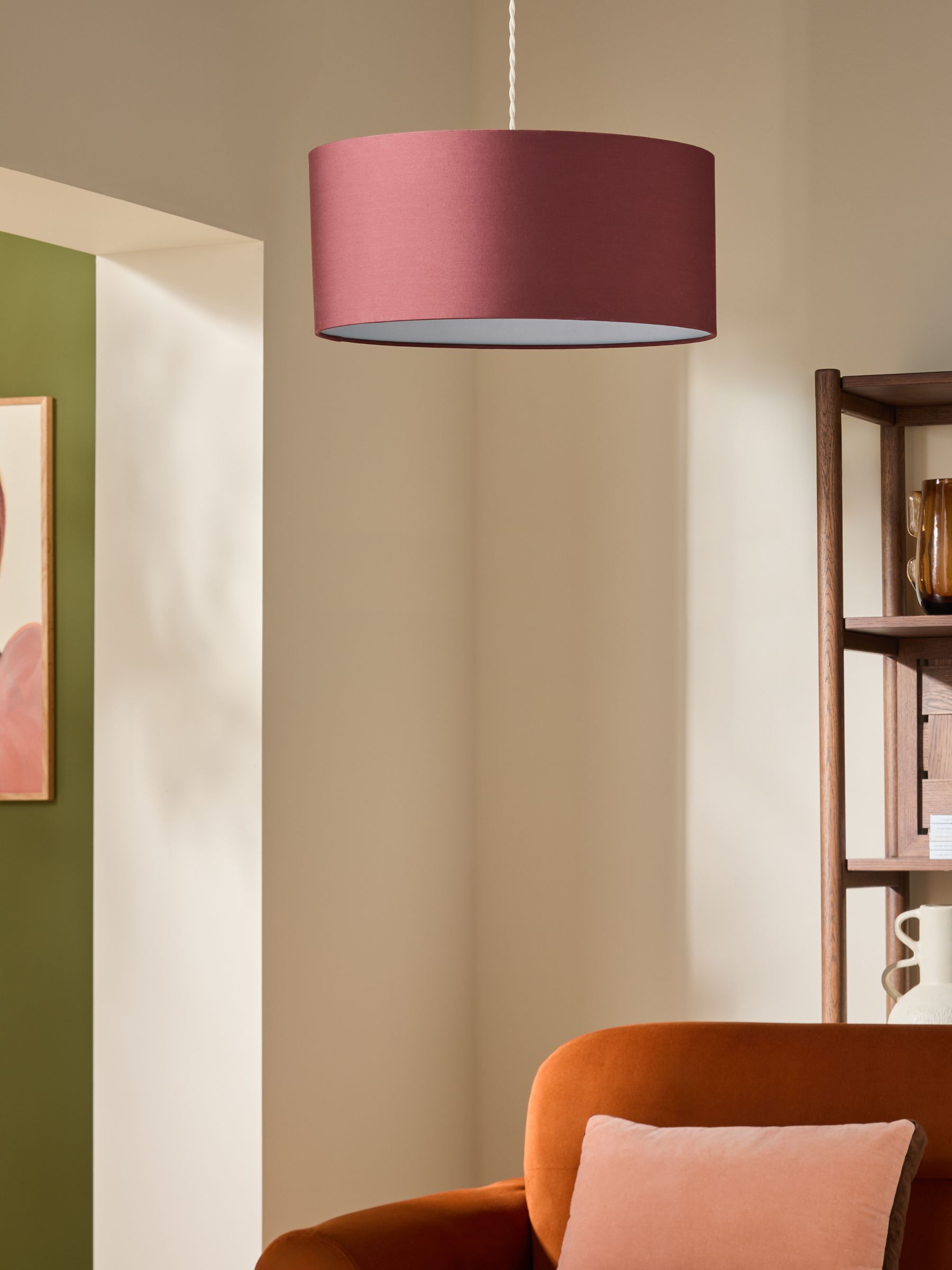 Oro Easy Fit Drum Shade in Brown