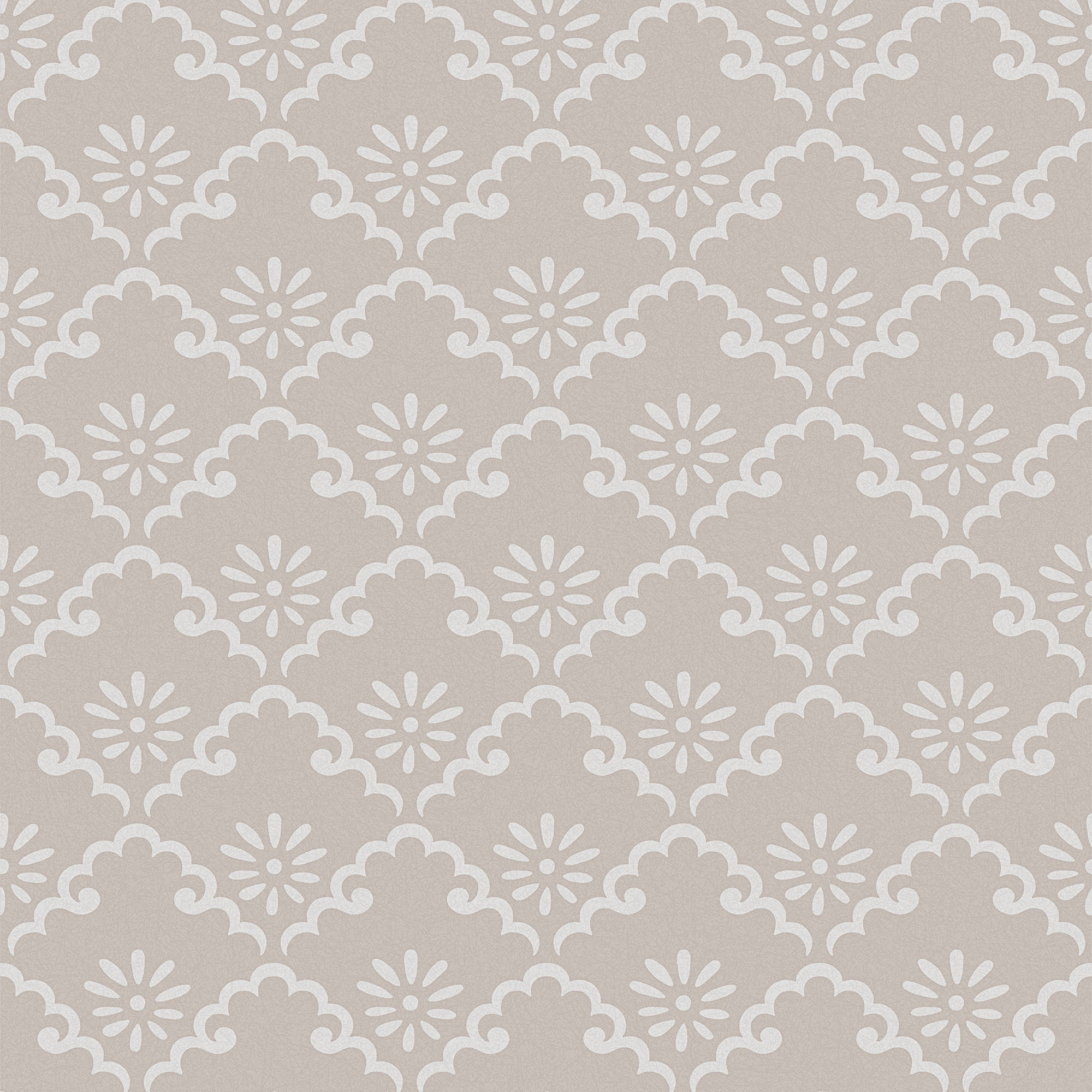 Laura Ashley Vliesbehang - Coralie - Dove Grey - Grijs - 10mx52cm