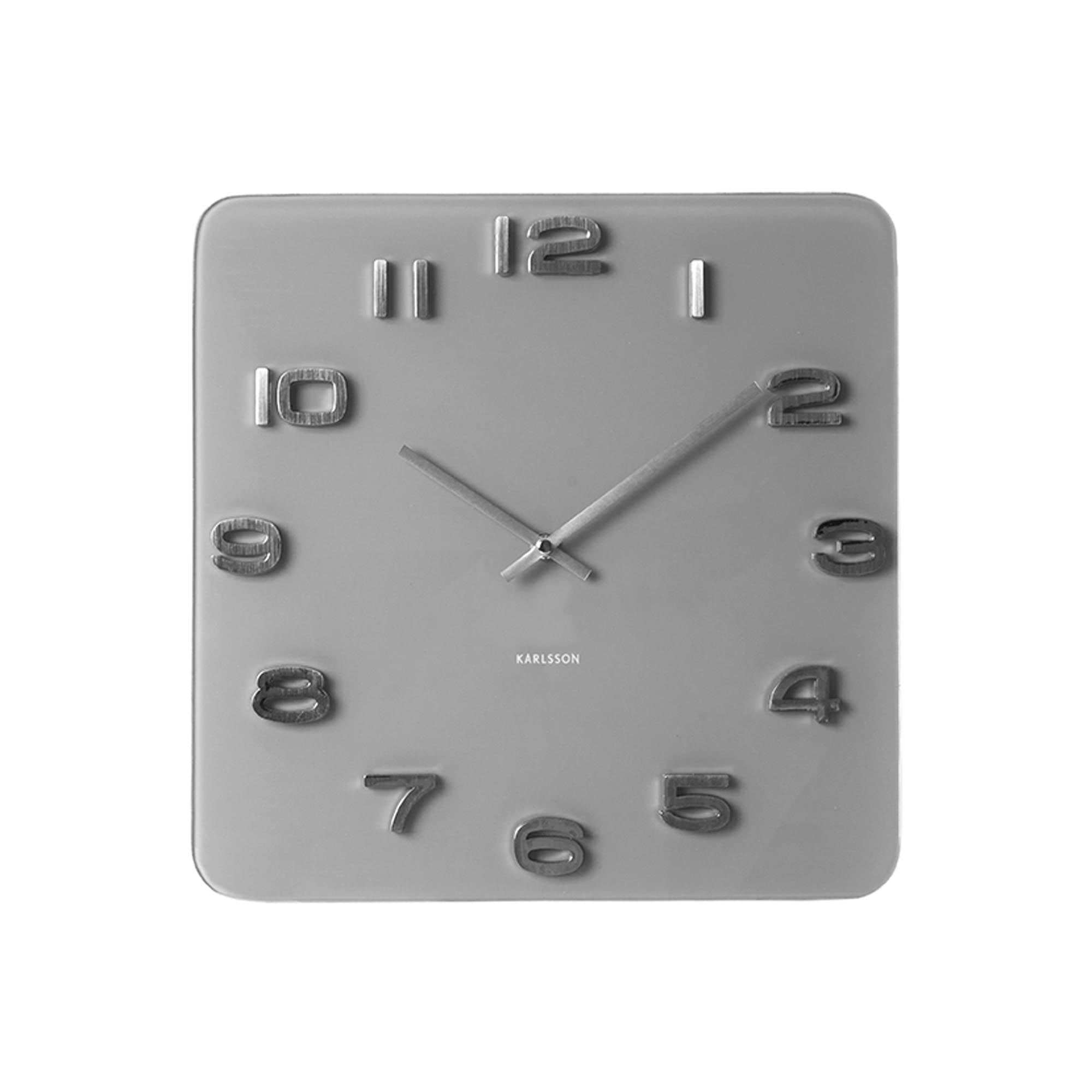 Karlsson wandklok Vintage - grijs - 4.2x35x35cm
