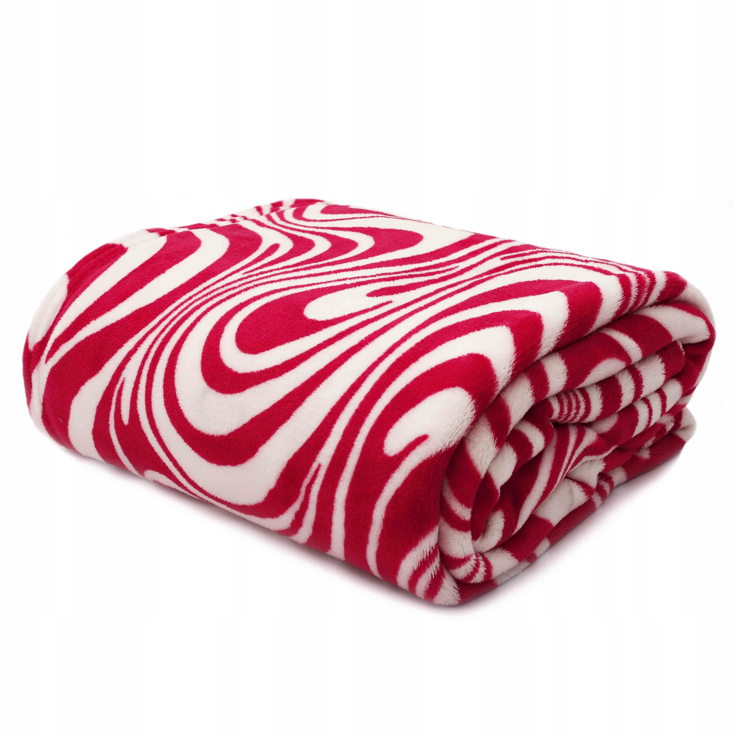 Koc Narzuta Na Łóżko Miękki 200x220 Cm Sense Pinky Ice Mikrofibra - Różowy