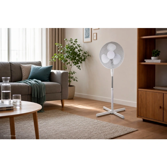 Standventilator, 50 W, 3 Leistungsstufen, Ø: 40 cm