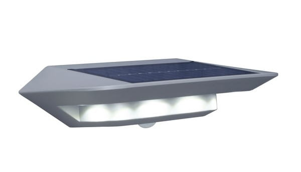 Lampa kinkiet zewnętrzny GHOST - SOLAR czujnik ruchu szary Lutec