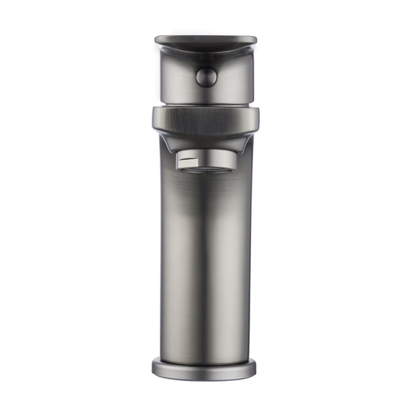 Waschtisch-Einhebelmischer »Bozen«, Höhe: 152,4 mm, Messing/Zink, graphitfarben