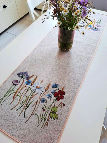 Bieżnik Na Stół 47X140 Cm Dekoracyjny Ozdobny Grano Rk