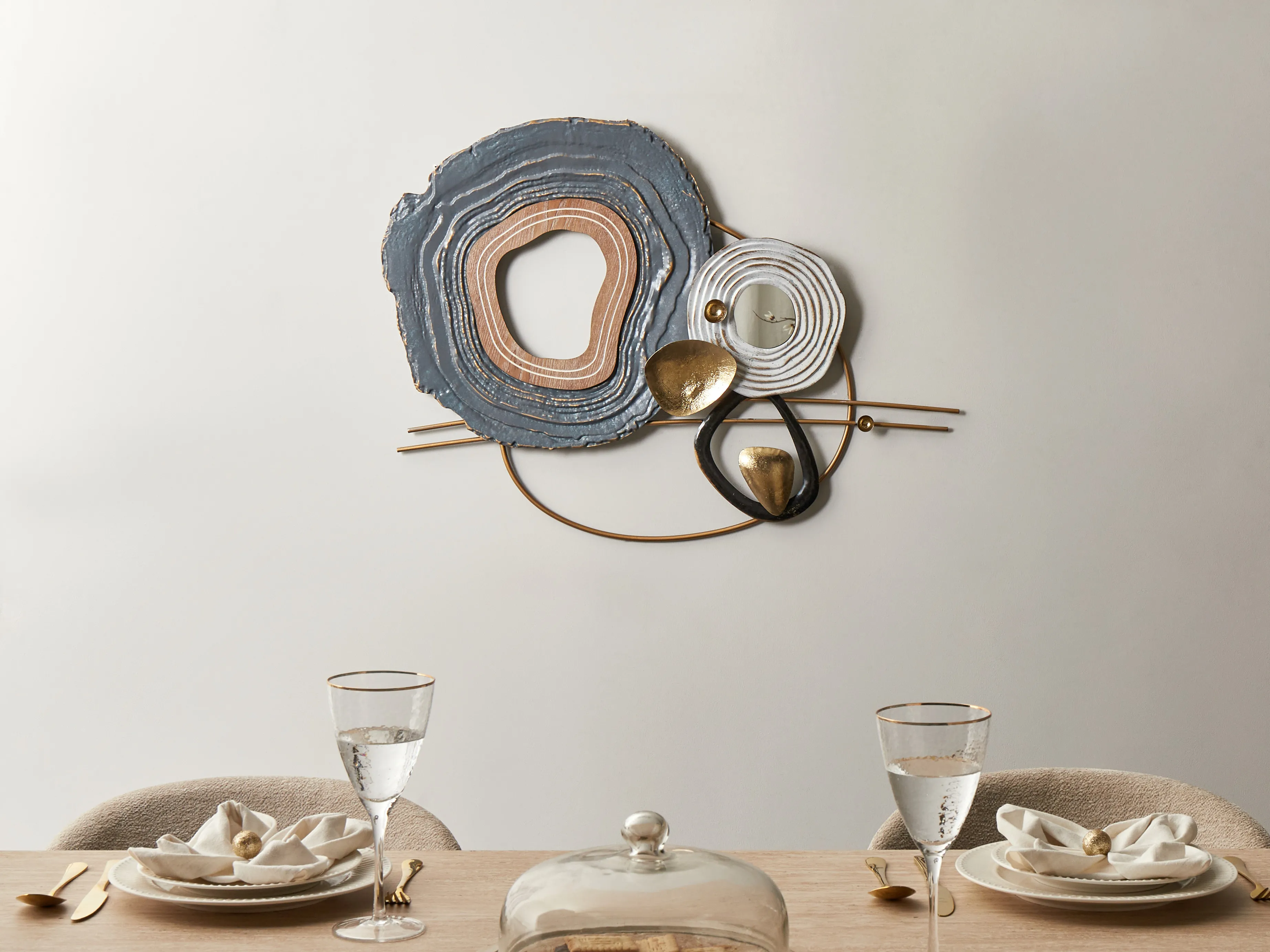 Wall Decor NEPTUNIUM Metal 62 cm Multicolour