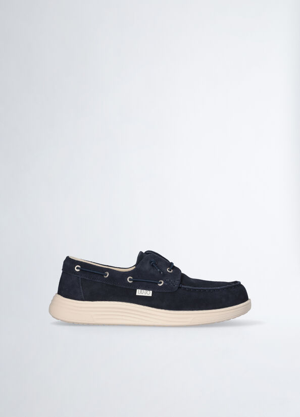 Mocassini casual in suede