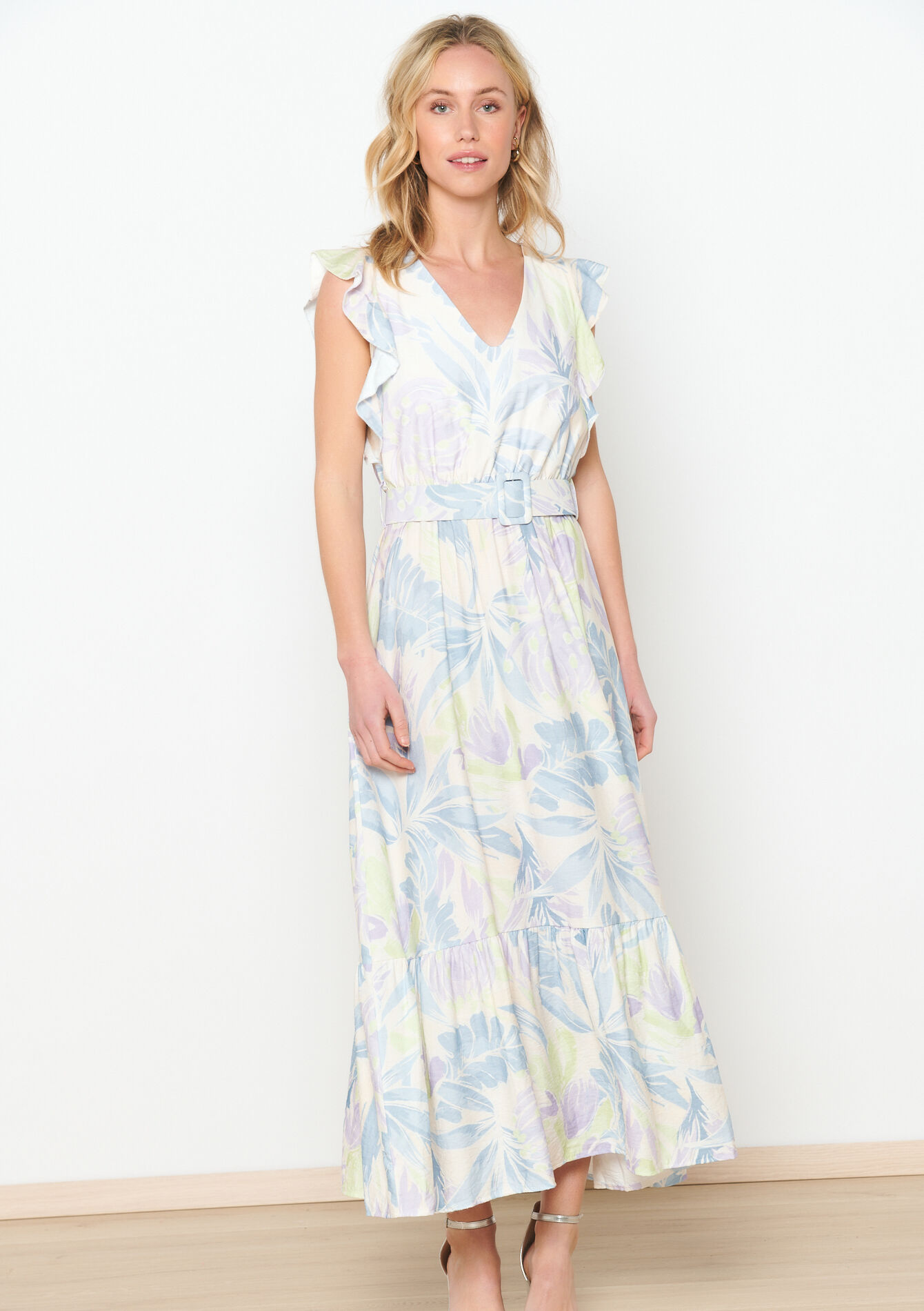 Maxi-jurk met bloemenprint