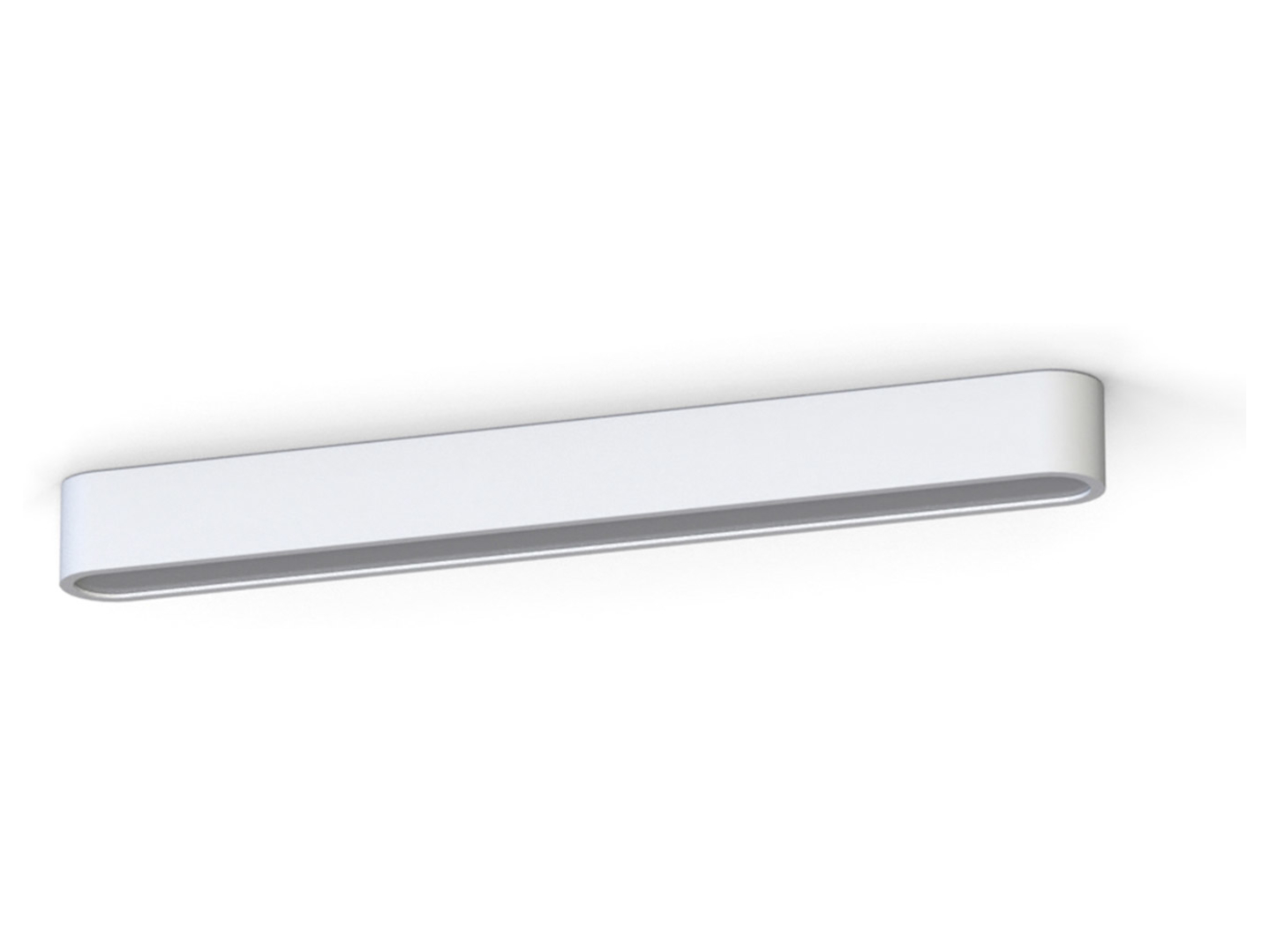 PlafonSoft LED 63 cm aluminiowy biały