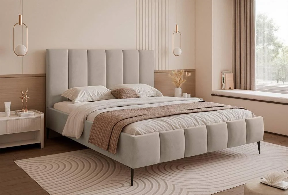 Bedframe Quinn met opbergruimte 160x200