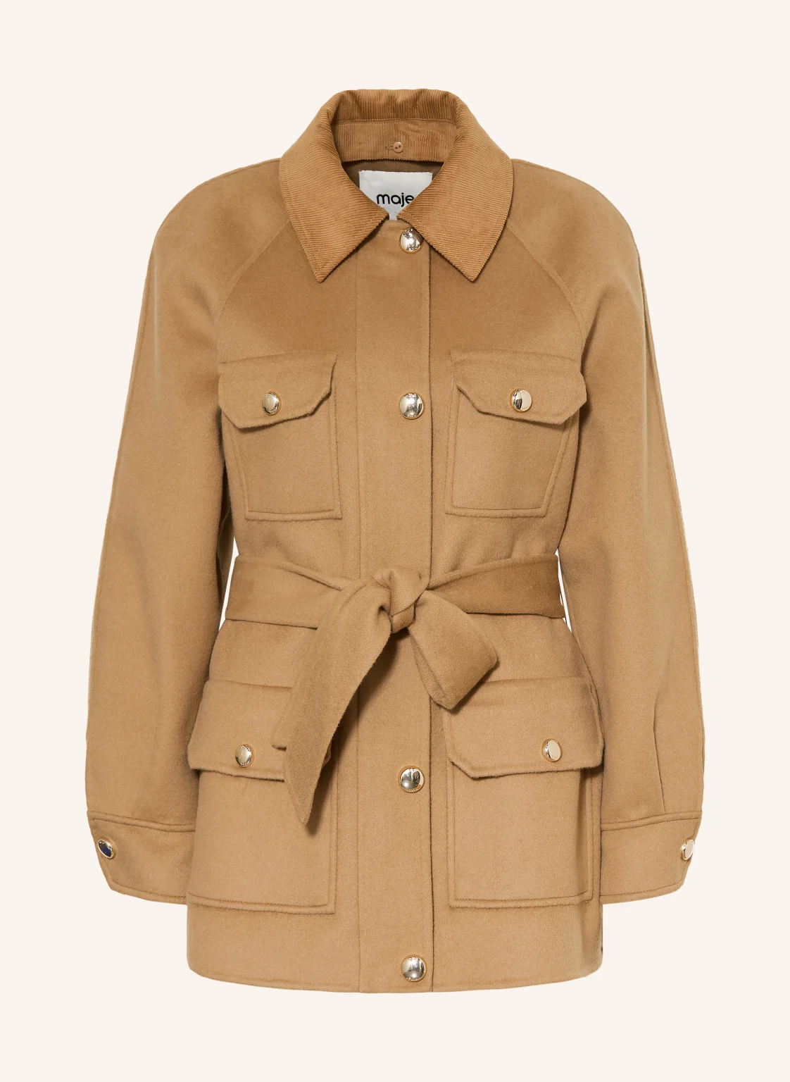 maje Jacke mit abnehmbarem Kragen