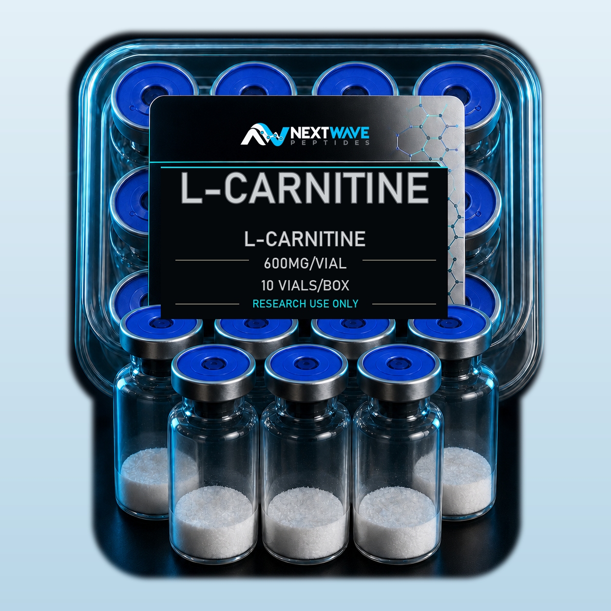L-Carnitine (Levocarnitine) - 600mg, 10 Vials | NextWave Peptides
