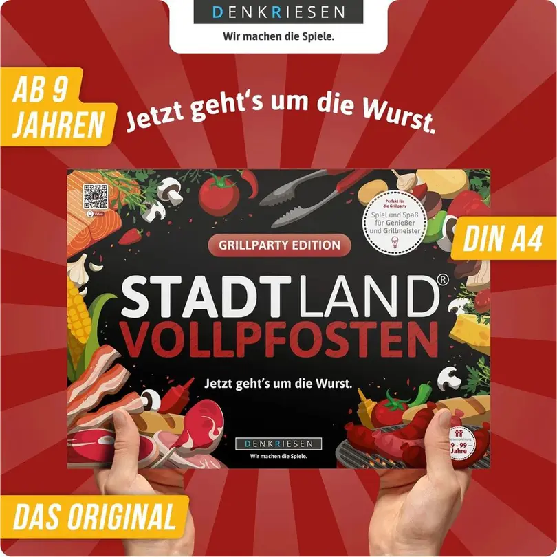 Party-Spiel Stadt Land Vollpfosten
