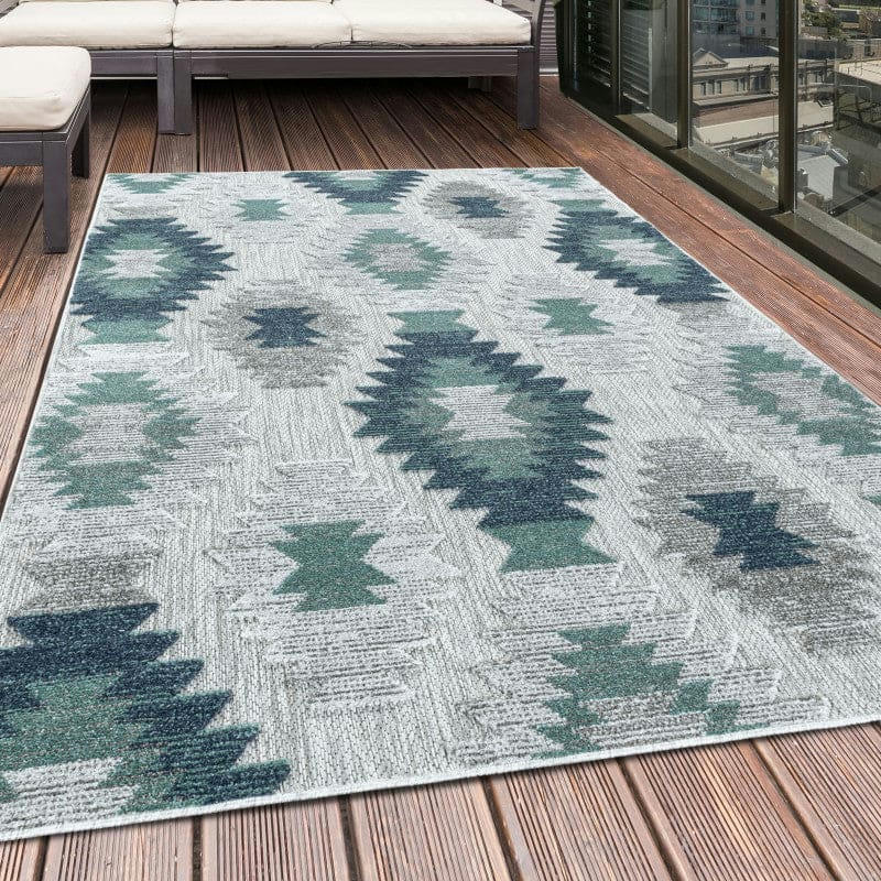 BALI - Tapis extérieur à relief munduk multi 120x170cm