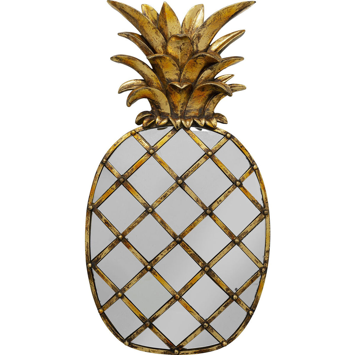 Kare Design Wanddecoratie spiegel ananas 50cm