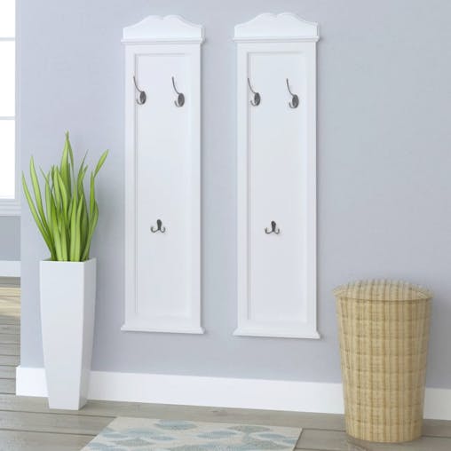 NNEVL Coat Racks 2 pcs White