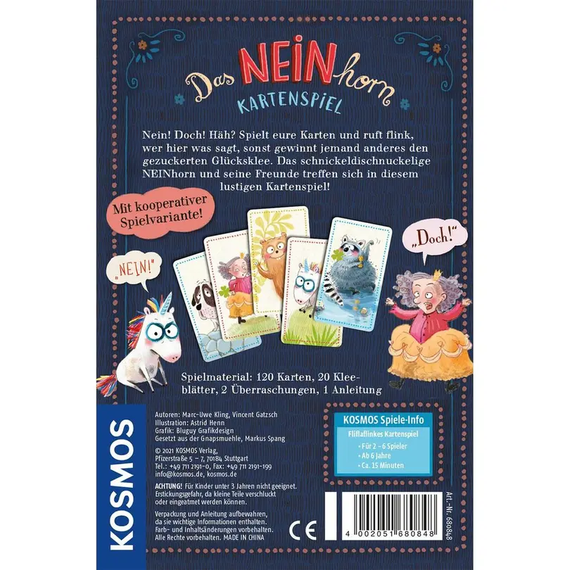 Kartenspiel 120er-Set NEINhorn