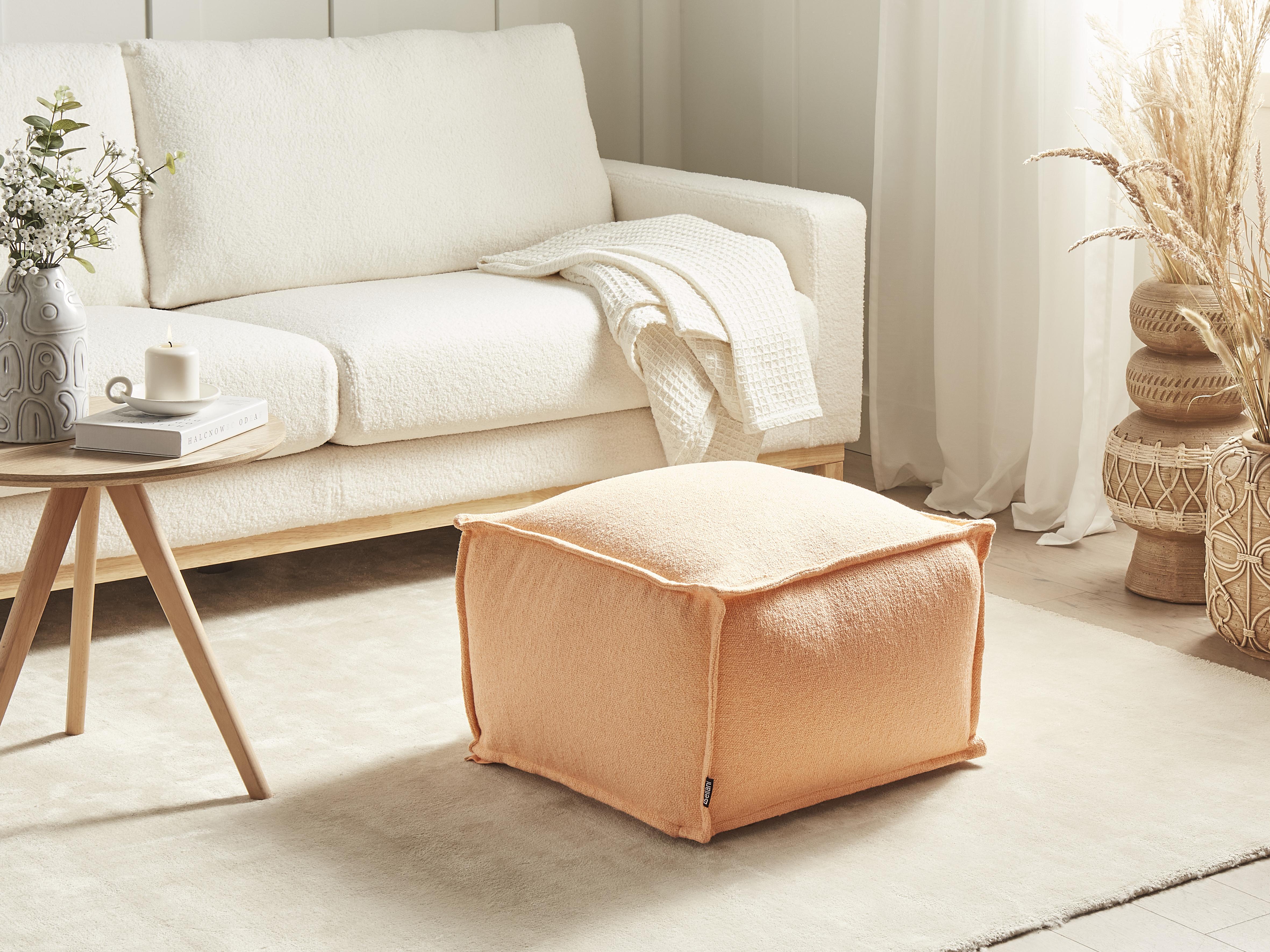 Pouffe SHERALI Cotton Orange