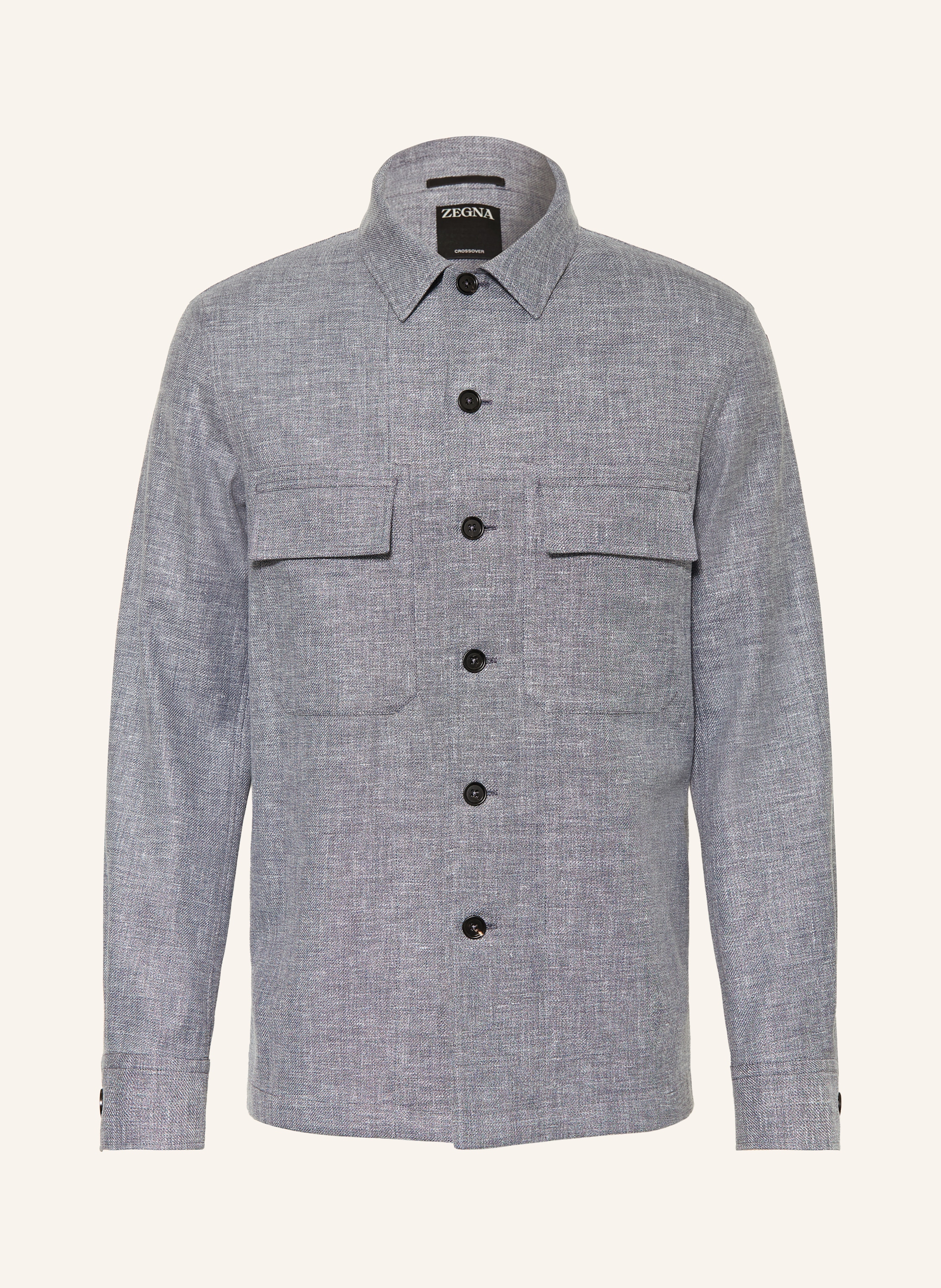ZEGNA Overjacket mit Leinen