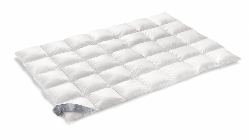Superior 100 Dekbed   240 x 220 cm   Wit   Satijnkatoen   Dons