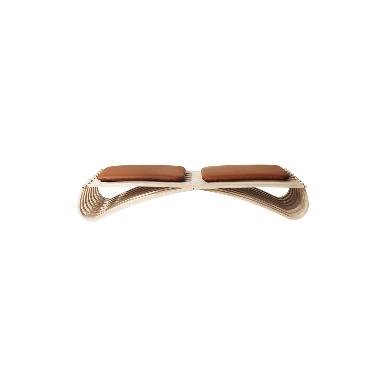 JUNDO daybed, hvidolieret bøg/cognac