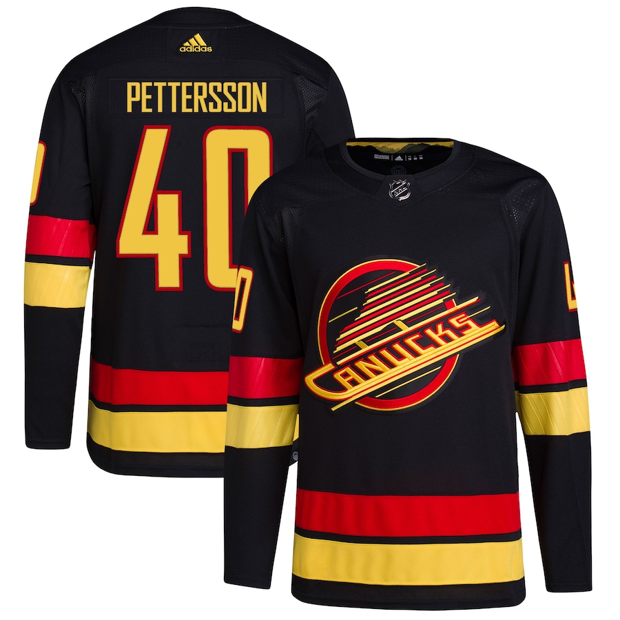 Elias Pettersson Vancouver Canucks adidas Alternate - 2022/23 Primegreen Authentic Pro Player Jersey - Black
