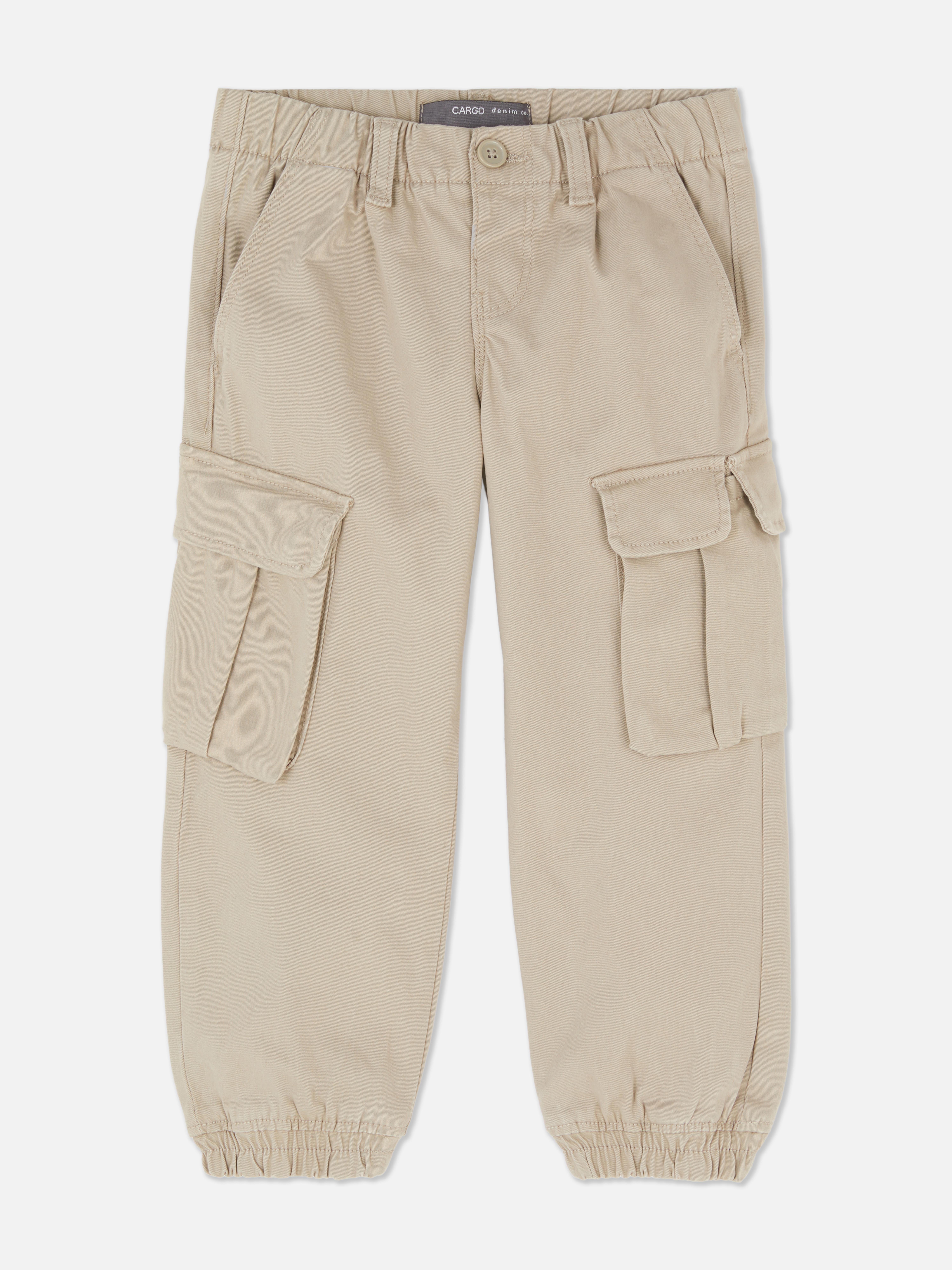 1.5-7yrs | Twill Cuffed Cargo Pants