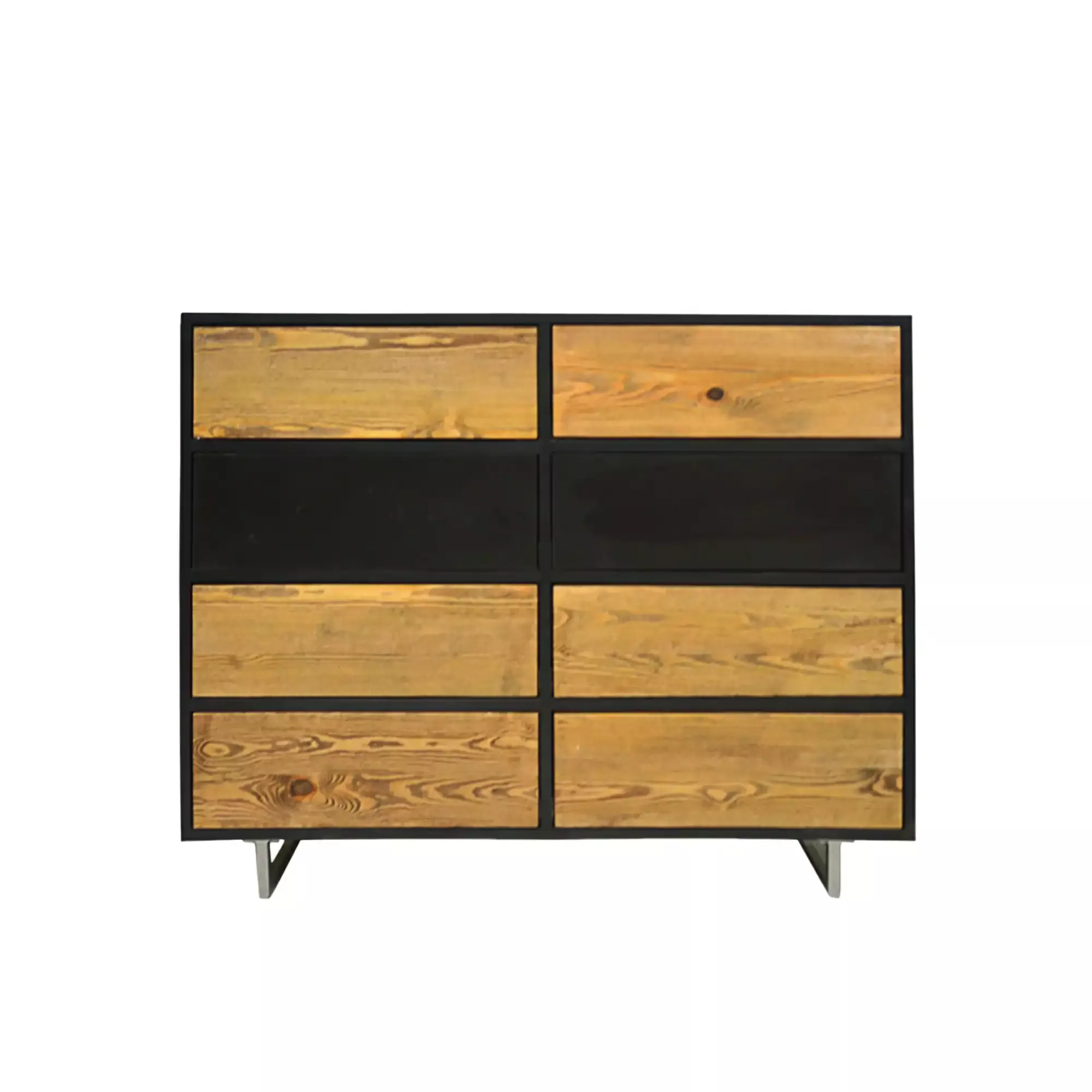 Elegancka komoda z drewna litego do salonu NESCA II