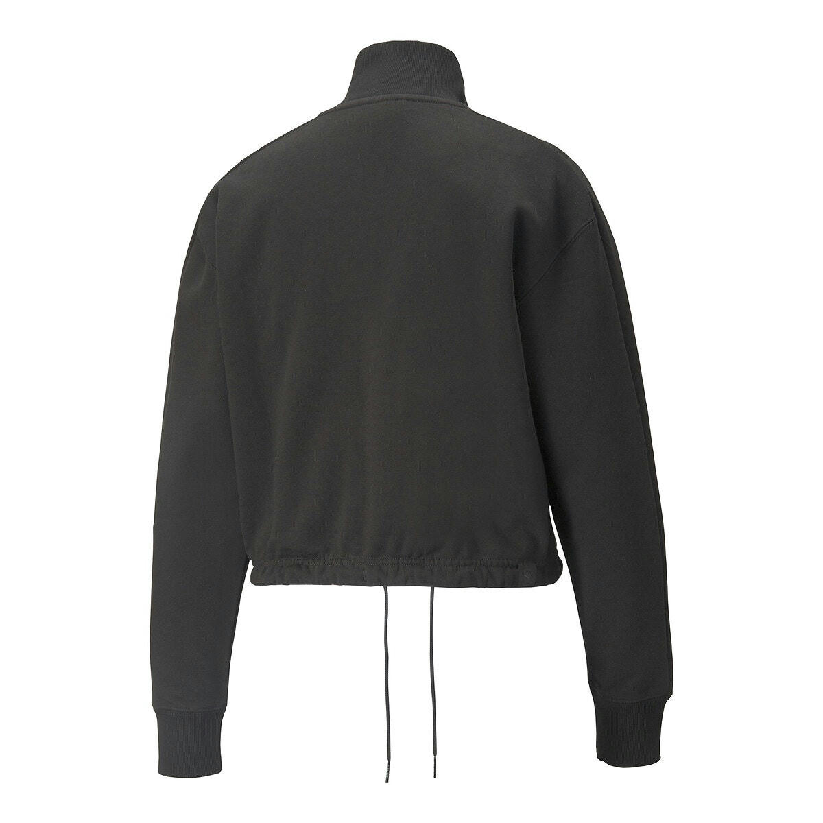 Veste courte zippée, col montant
