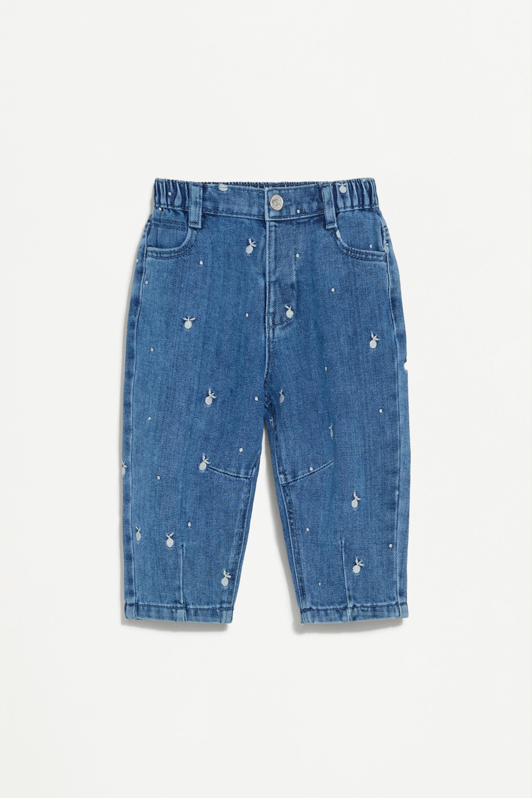 Jeans bordados balloon