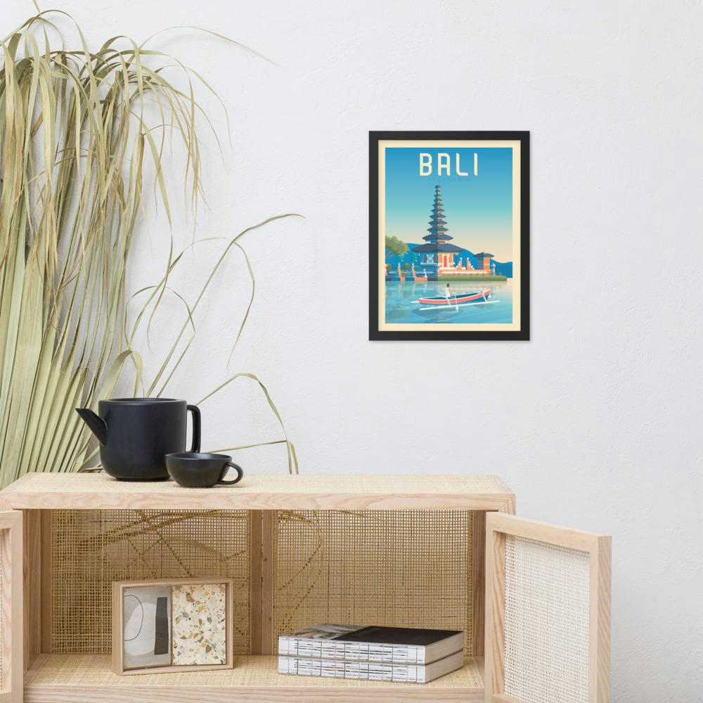 - Affiche Bali  30x40 cm