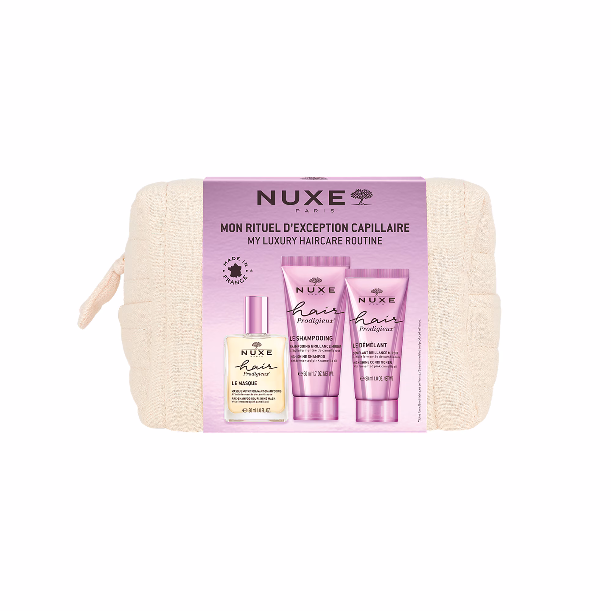 HAIR PRODIGIEUX®Trousse de voyage - mon rituel d'exception capillaire