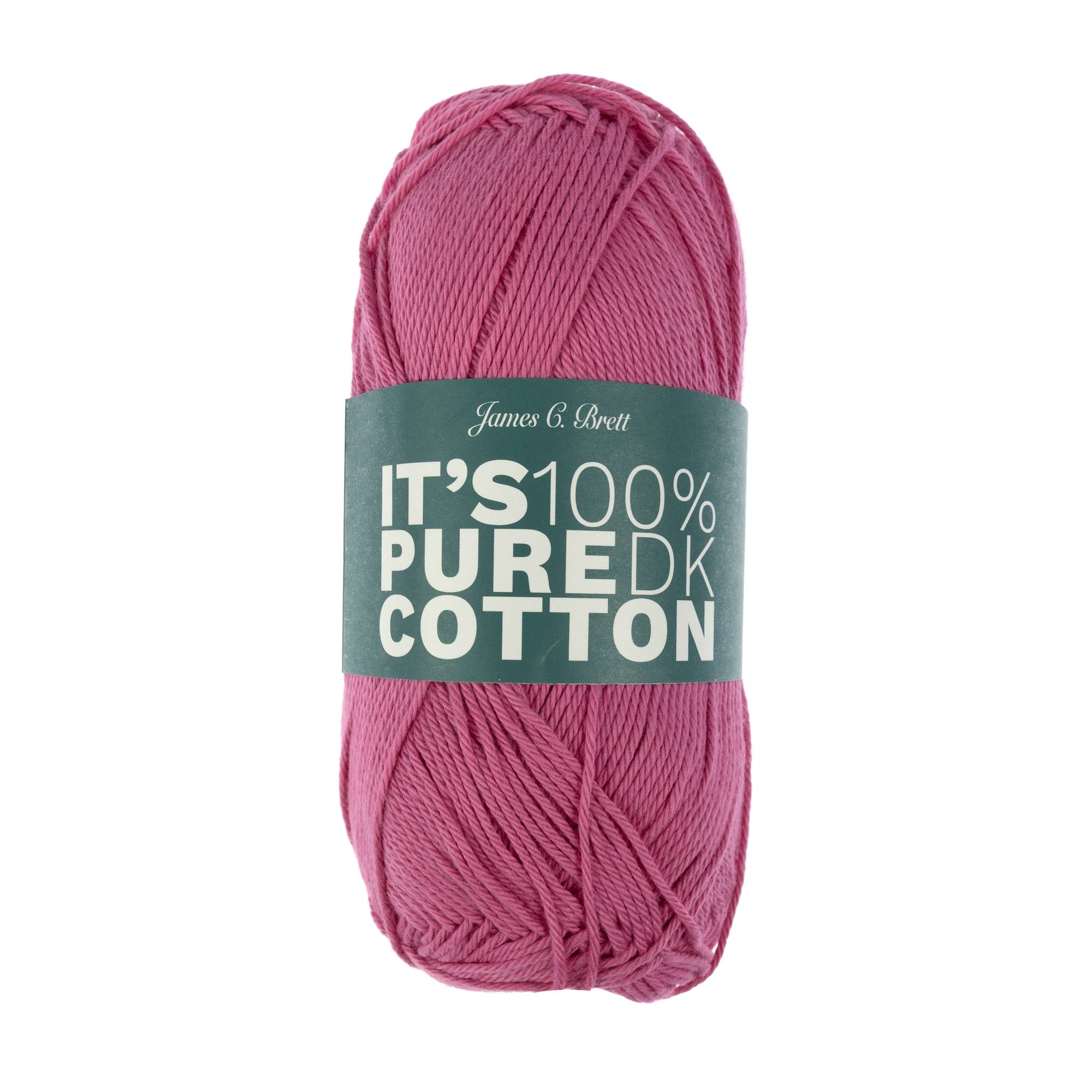 James C Brett Raspberry It’s Pure Cotton Yarn 100g