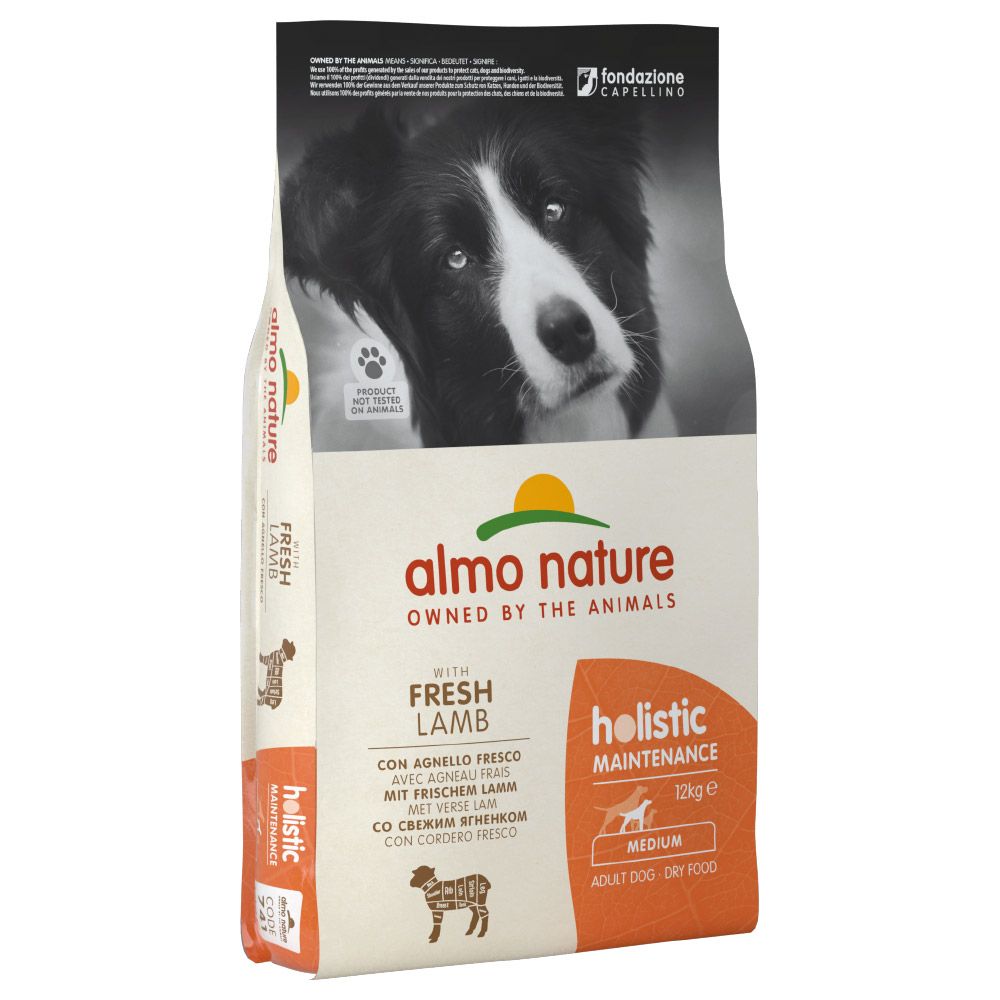 Almo Nature Holistic Medium Adult Dog - Lamb & Rice