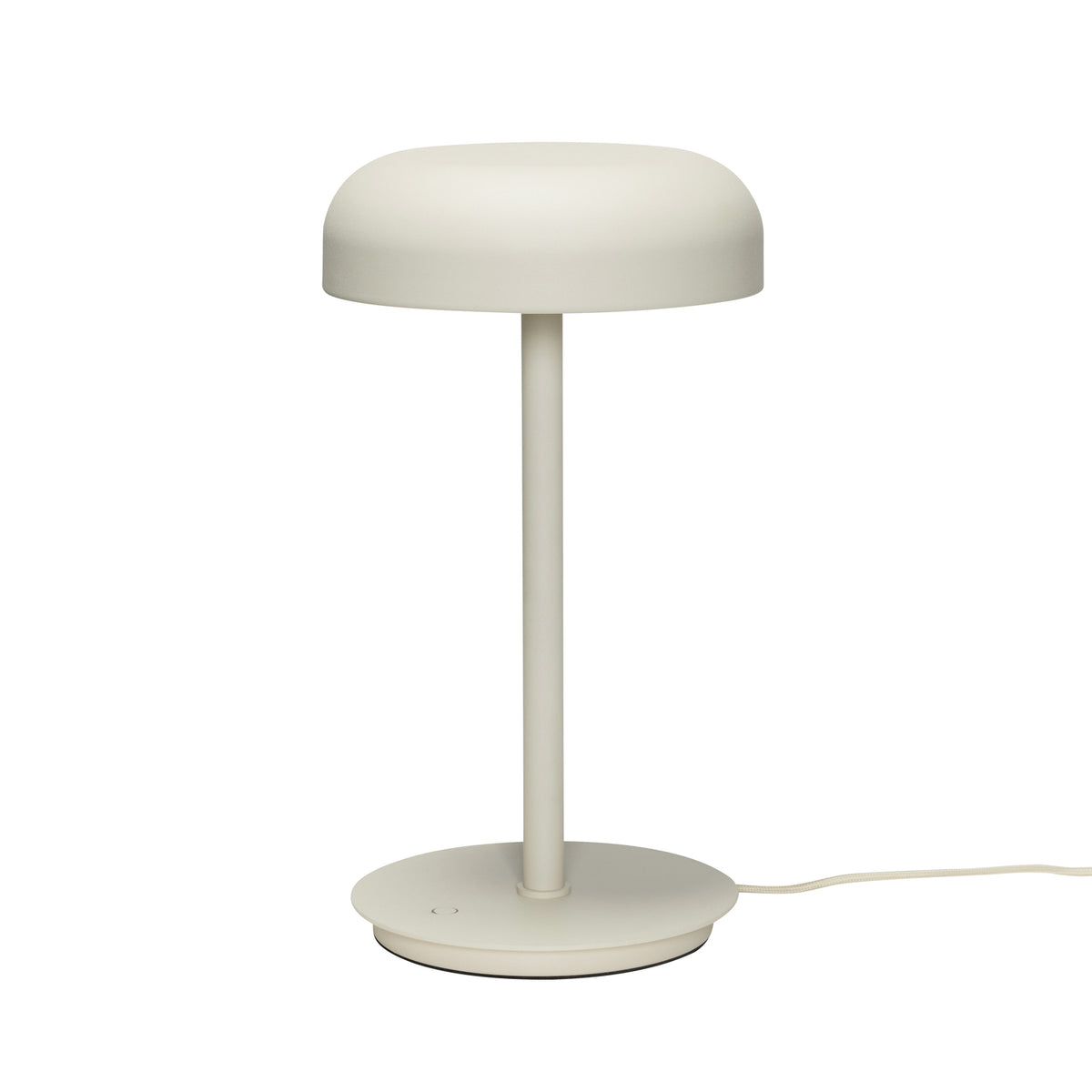 Hübsch tafellamp Velo - ijzer/polycarbonaat - ø20xh37cm, integreret
