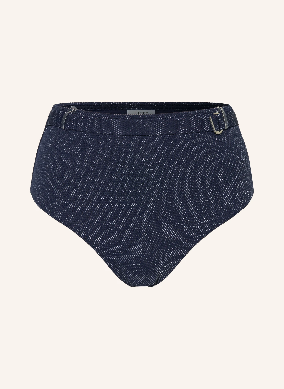 JETS Australia High-Waist-Bikini-Hose TIRARI NIGHTS mit Glitzergarn