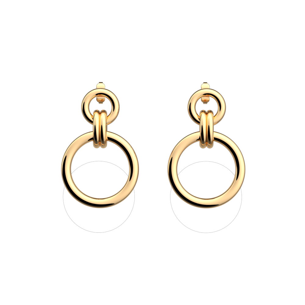 Boucles d'oreilles Trésor, cuirs réversibles Noir / Blanc
