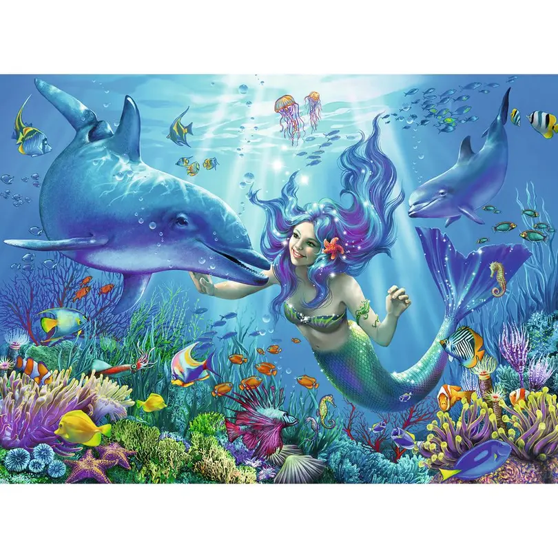 Puzzle 200-teilig Leuchtendes Unterwasserparadies