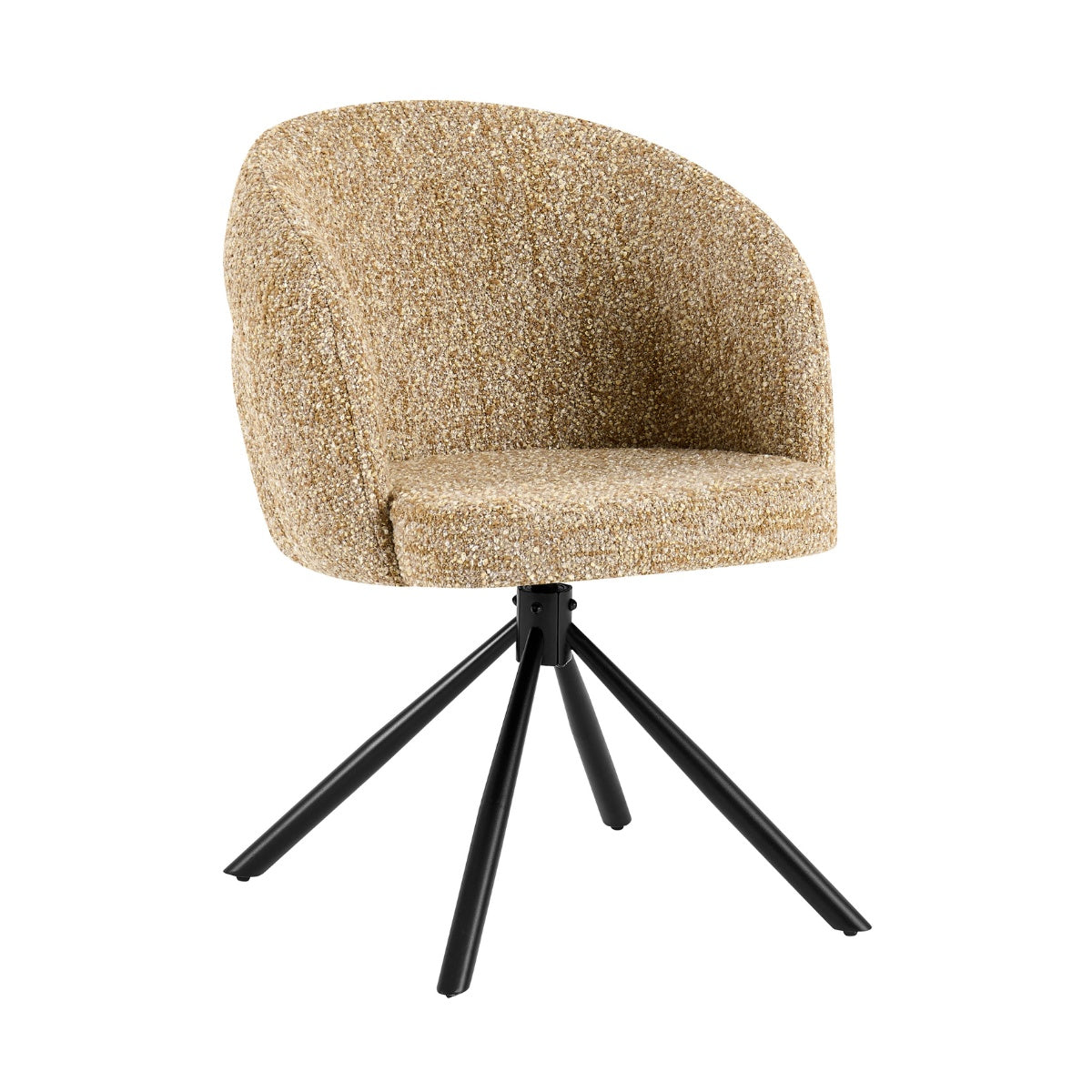Giga Meubel Eetkamerstoel Emilia - Taupe - Draaibaar - Set van 2