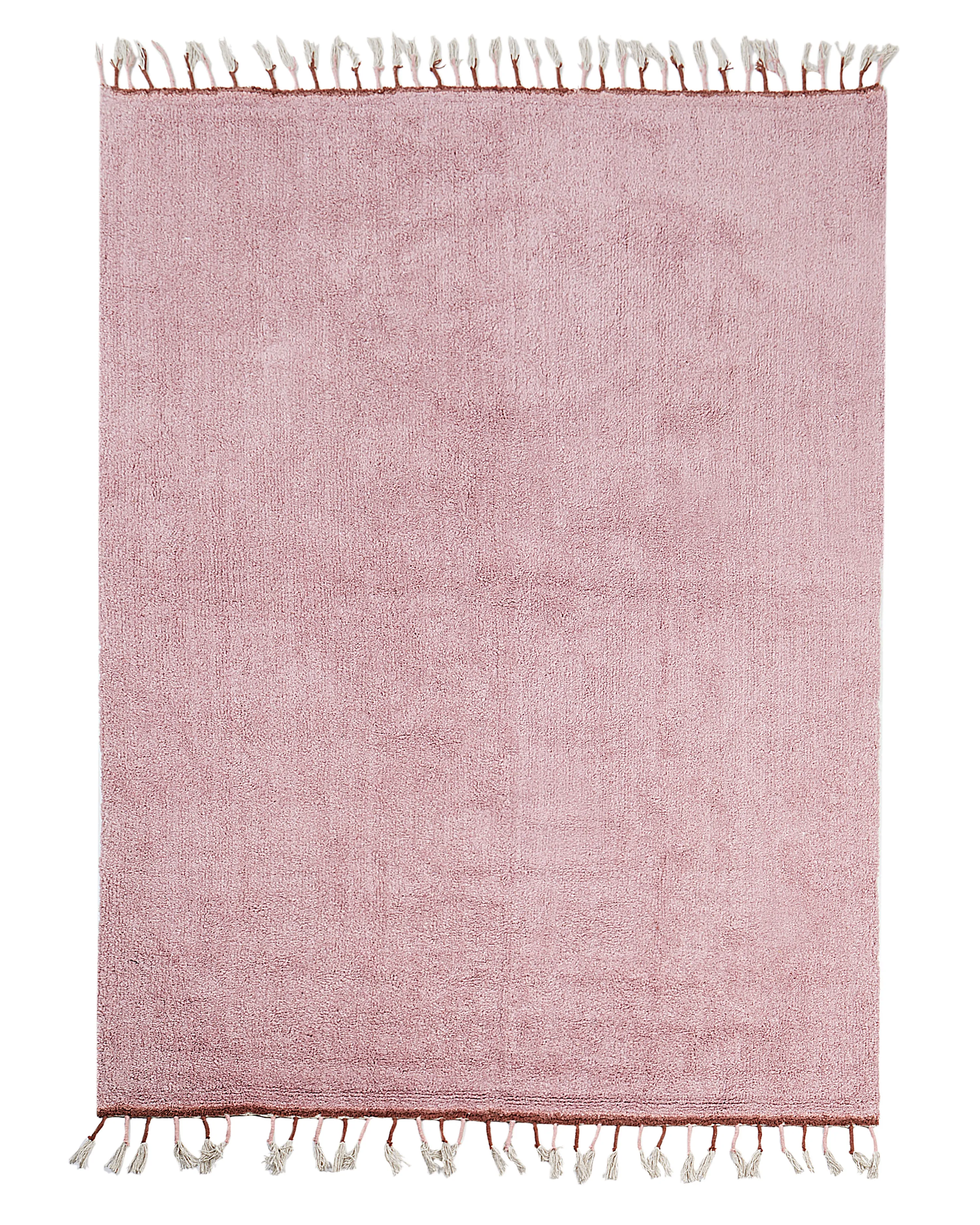Kids Rug CAPARLI Pink 140 x 200 cm Cotton
