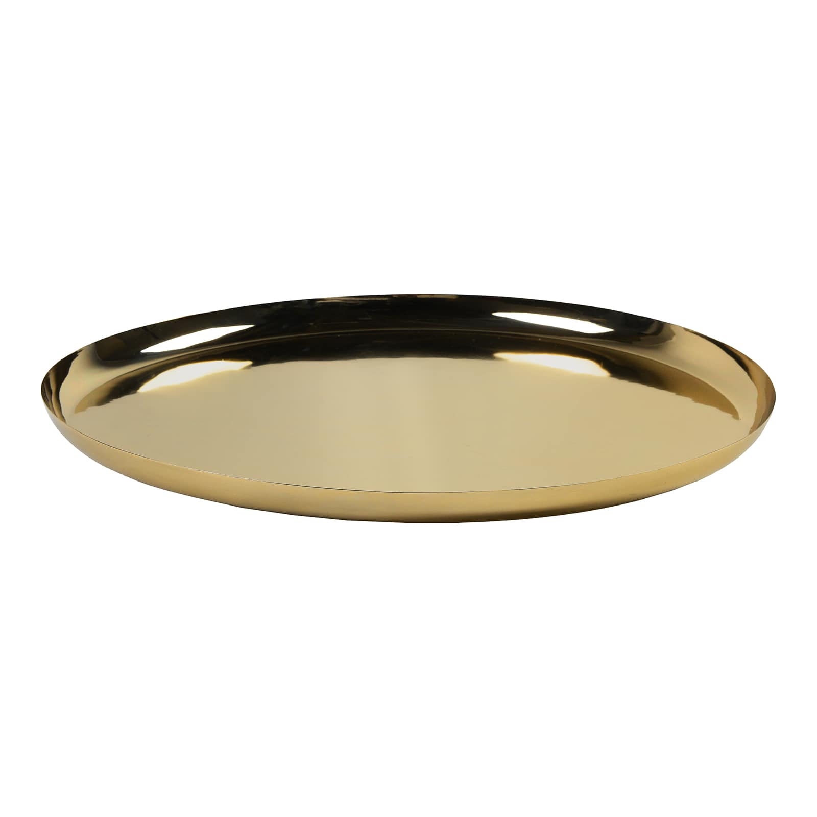Deko-Tablett Shiny Gold, ⌀ 60 cm, H 20 mm