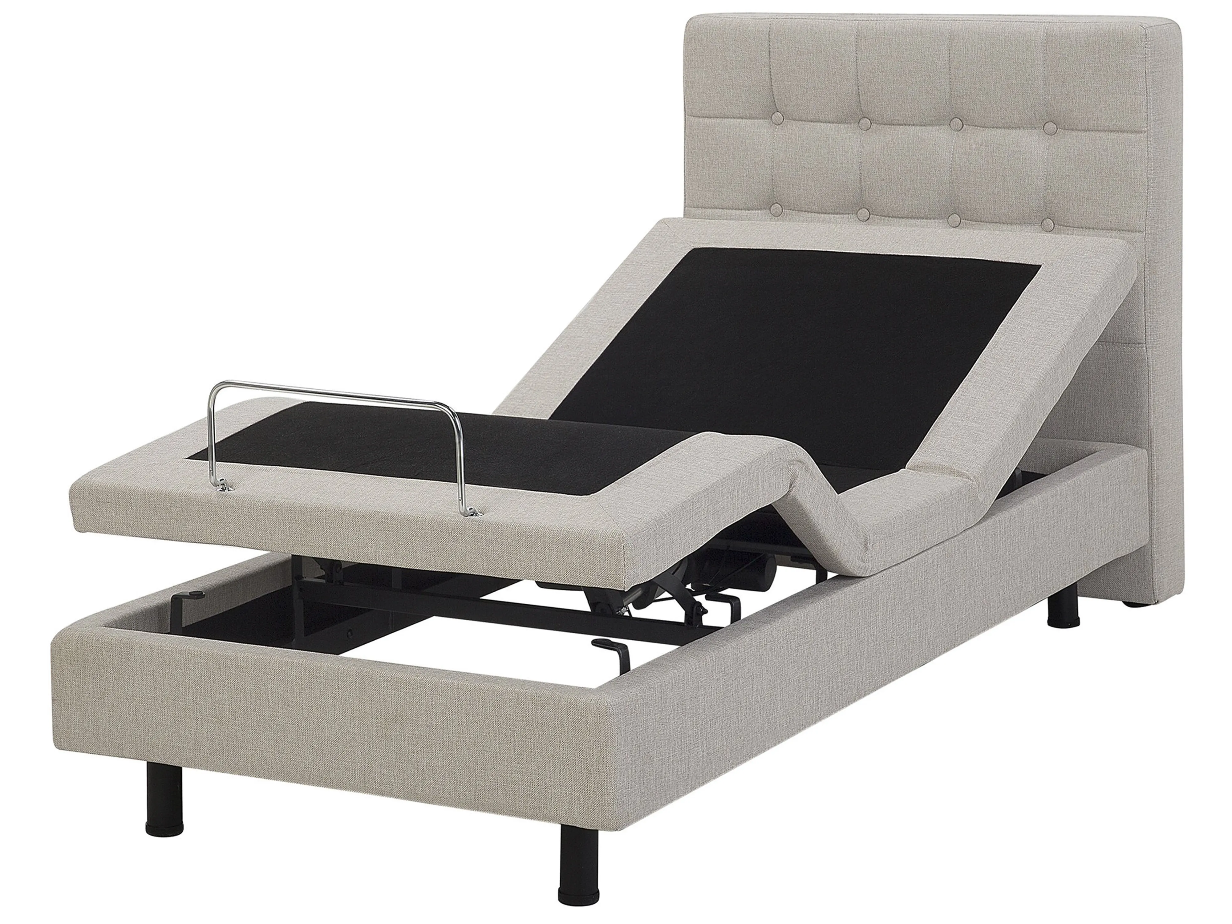 Adjustable Bed Fabric DUKE 90 x 200 cm (EU Single) Beige