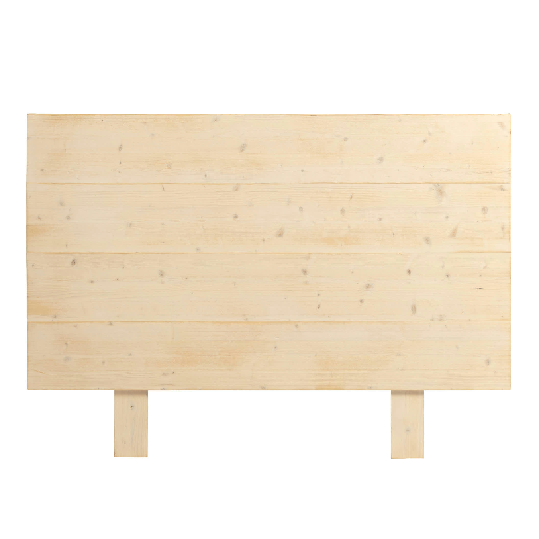 NALA - Tête de lit en bois d'épicéa de couleur beige pour lit 150 cm