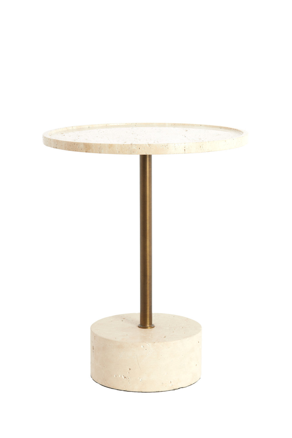 Light & Living bijzettafel CIVITA - Ø41x53 cm - bruin