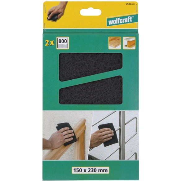 Schleif-Vlies-Pad, 2 Stück