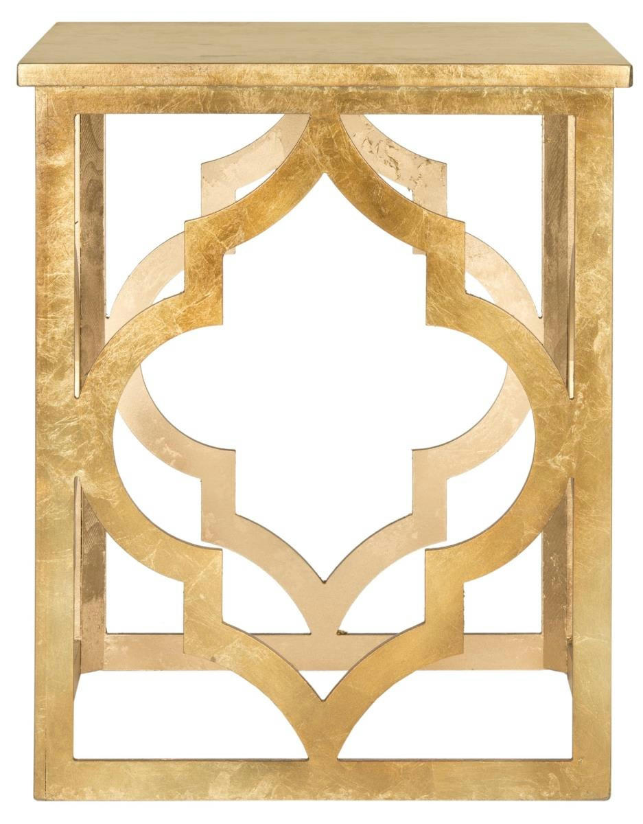 VELDA - Table d'appoint MDF en Or, 50 X 50 X 60 cm