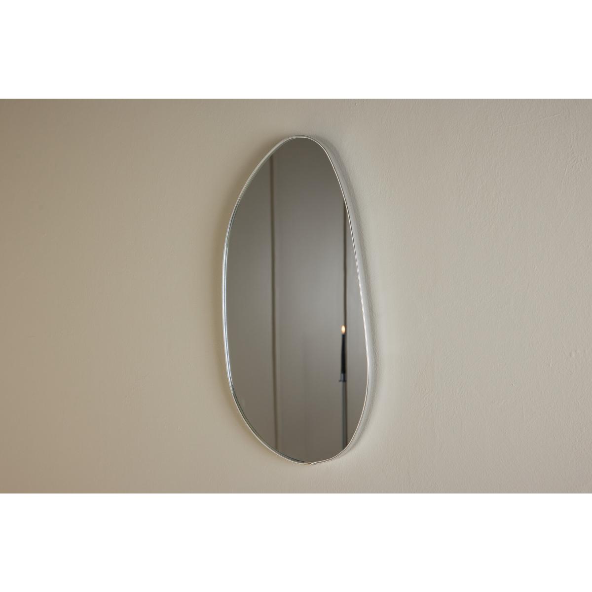 Svea - Salvo organische spiegel - 30 x 55 cm - zilver