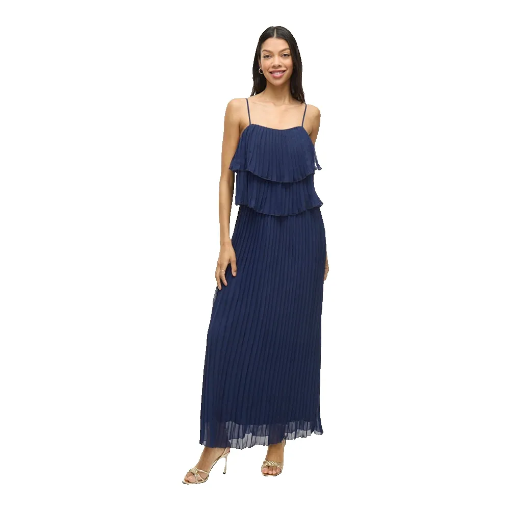 Vila Chiffan Pleat sleeveless dress