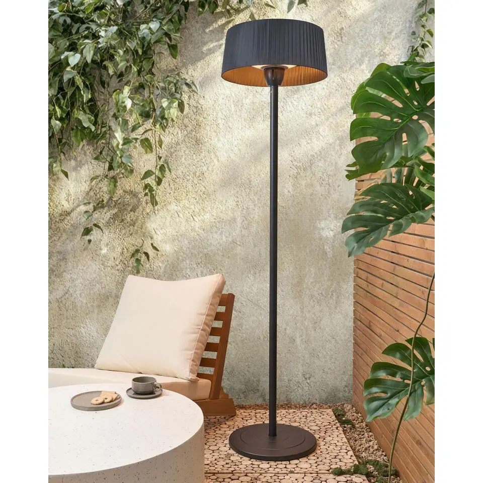 VARAZZE - Terrasverwarmer - Zwart - Staal